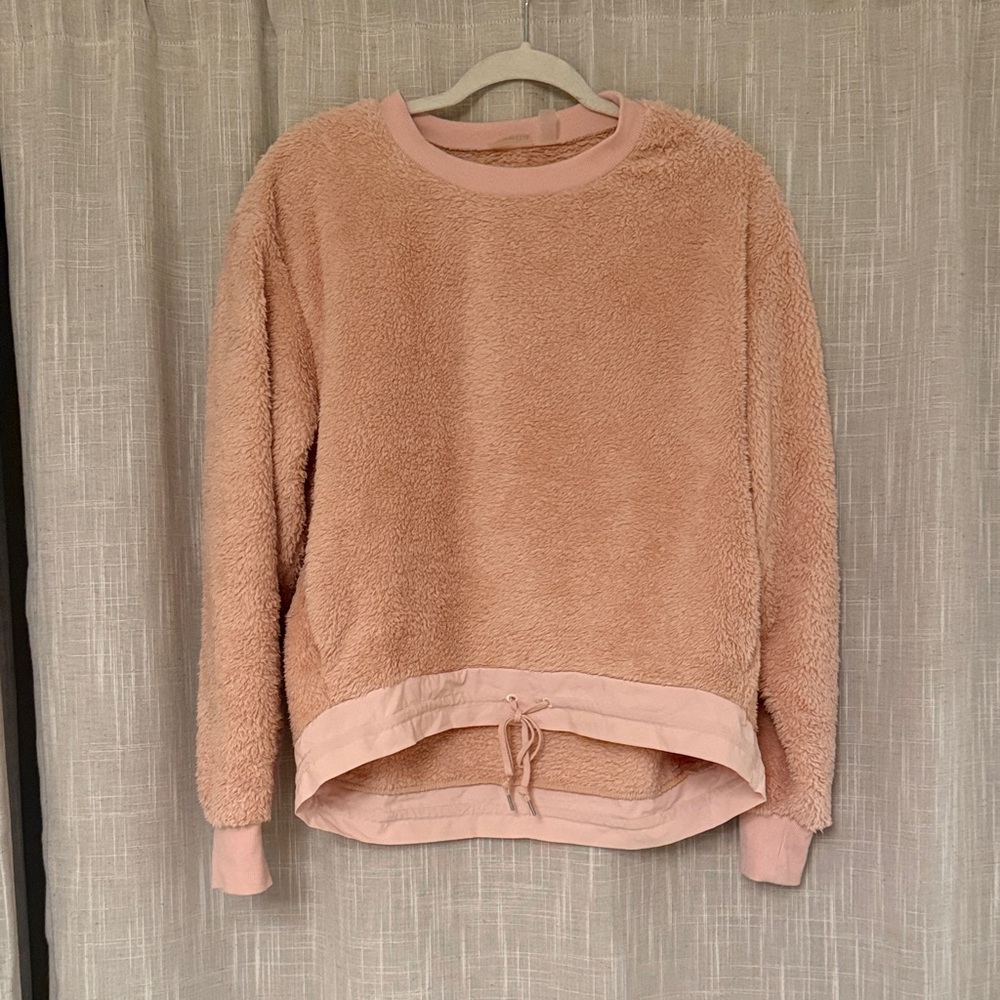 Zella Cozy Pink Fleece Sweater 💗